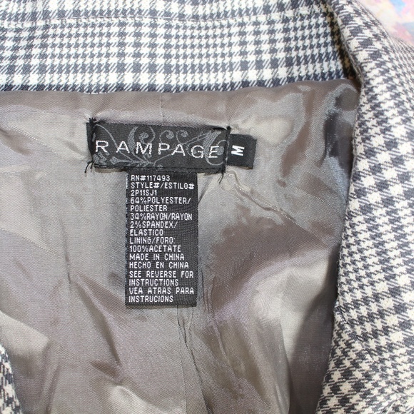 Rampage Double-Breasted Plaid Jacket - Picture 3 of 3
